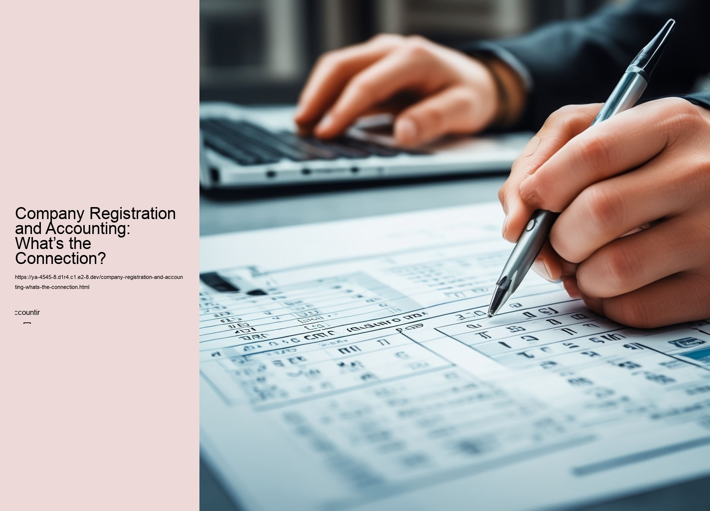 Company Registration and Accounting: What’s the Connection?