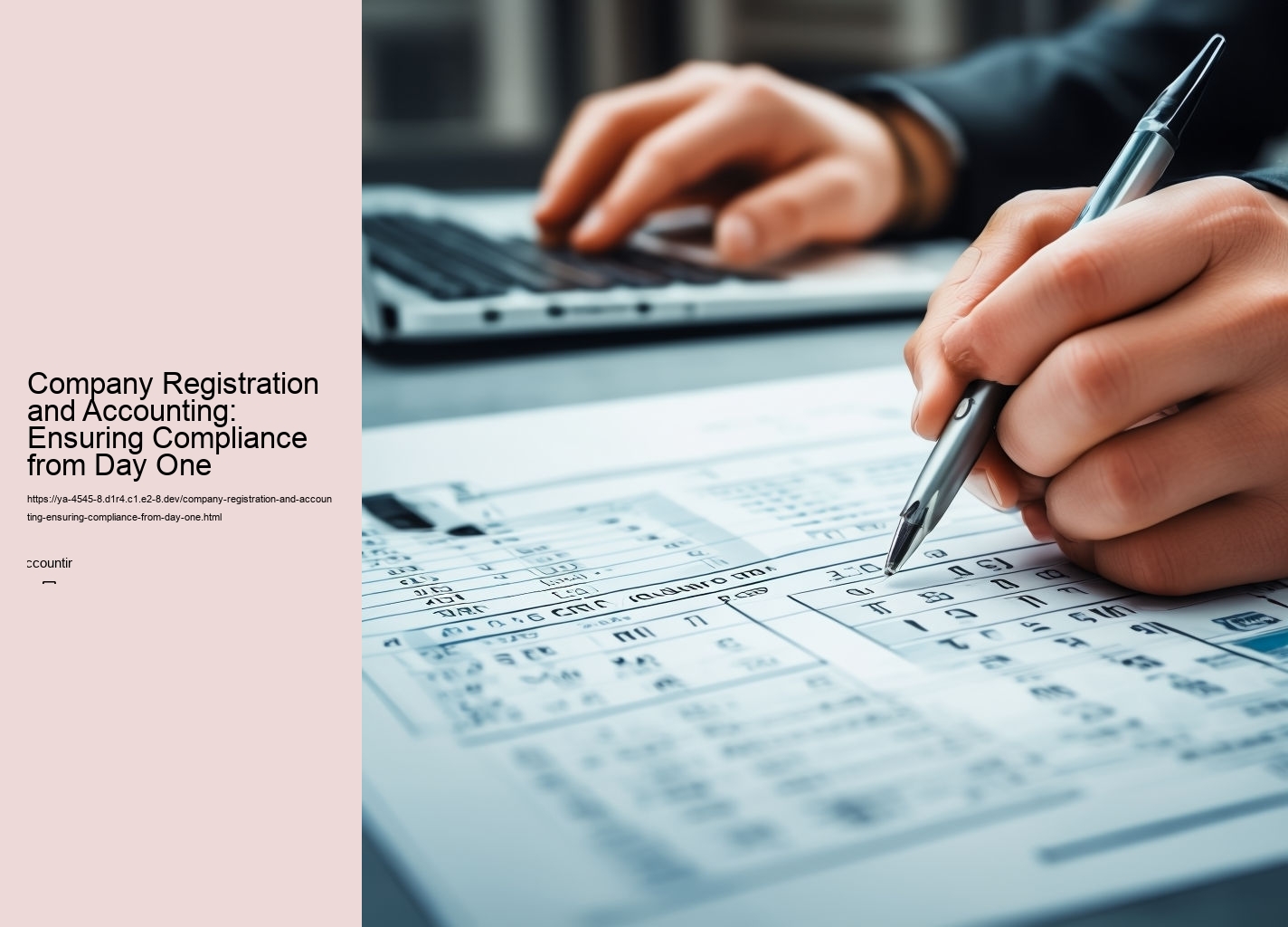 Company Registration and Accounting: Ensuring Compliance from Day One